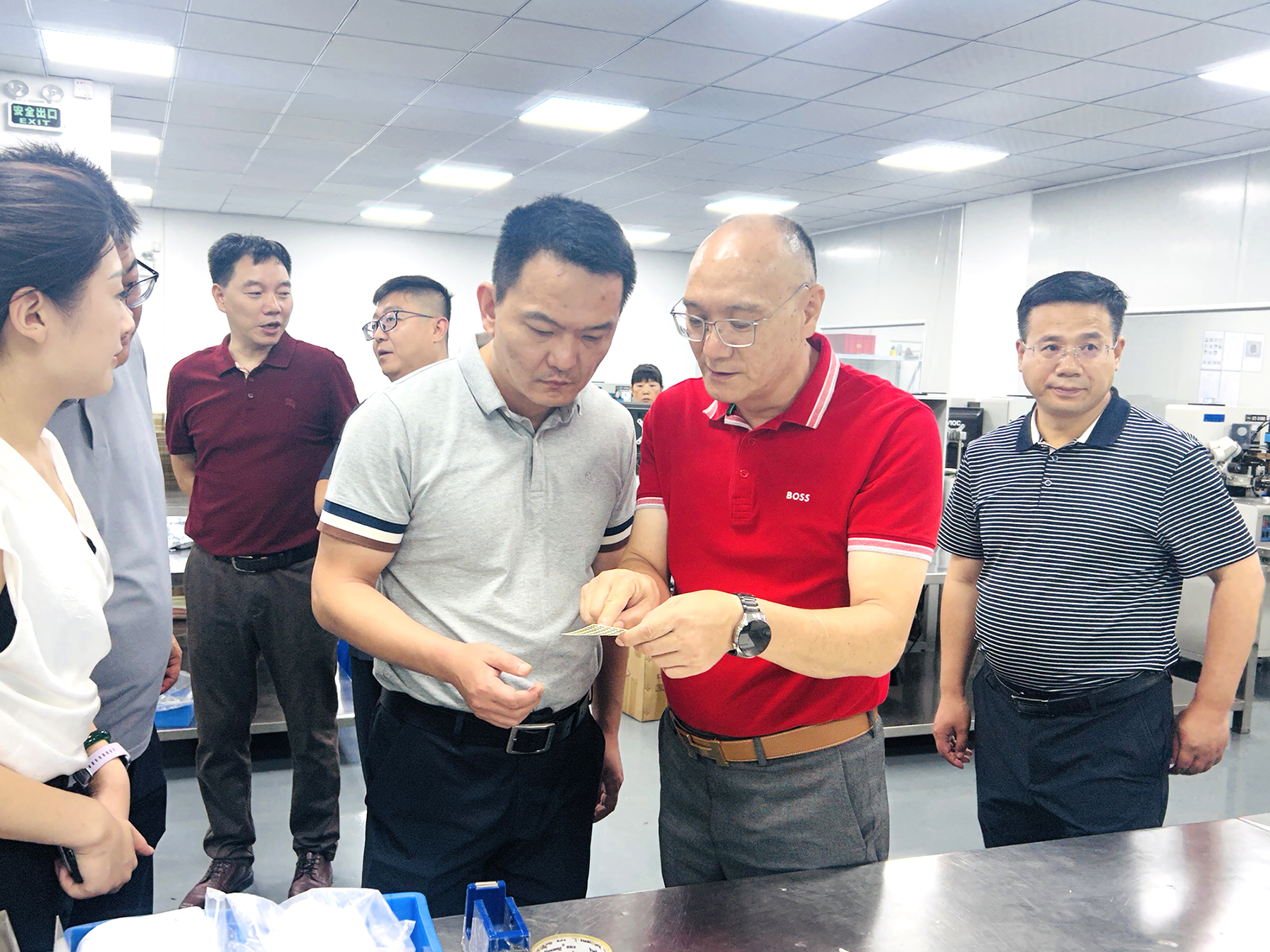 热烈迎接宁夏海原县李明县长一行光临金沙8087集团参观领导