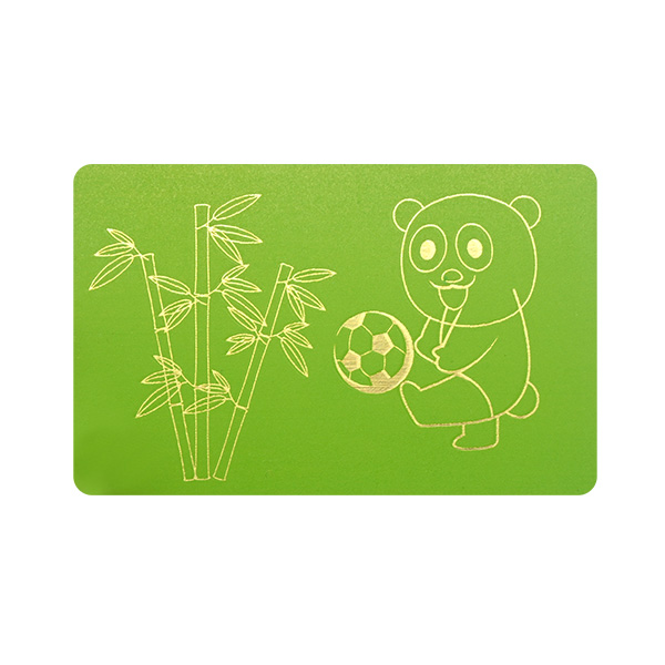 NFC拉丝金拉丝银浮雕工艺智能卡定造